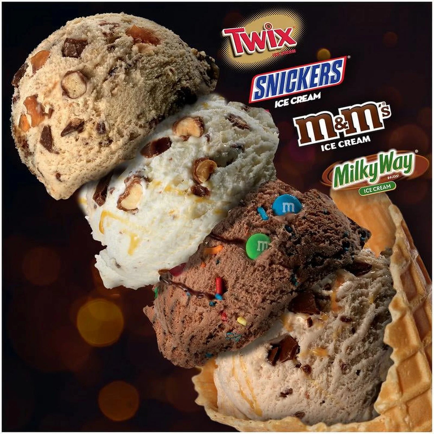 SNICKERS Ice Cream, Pint (4 Count)