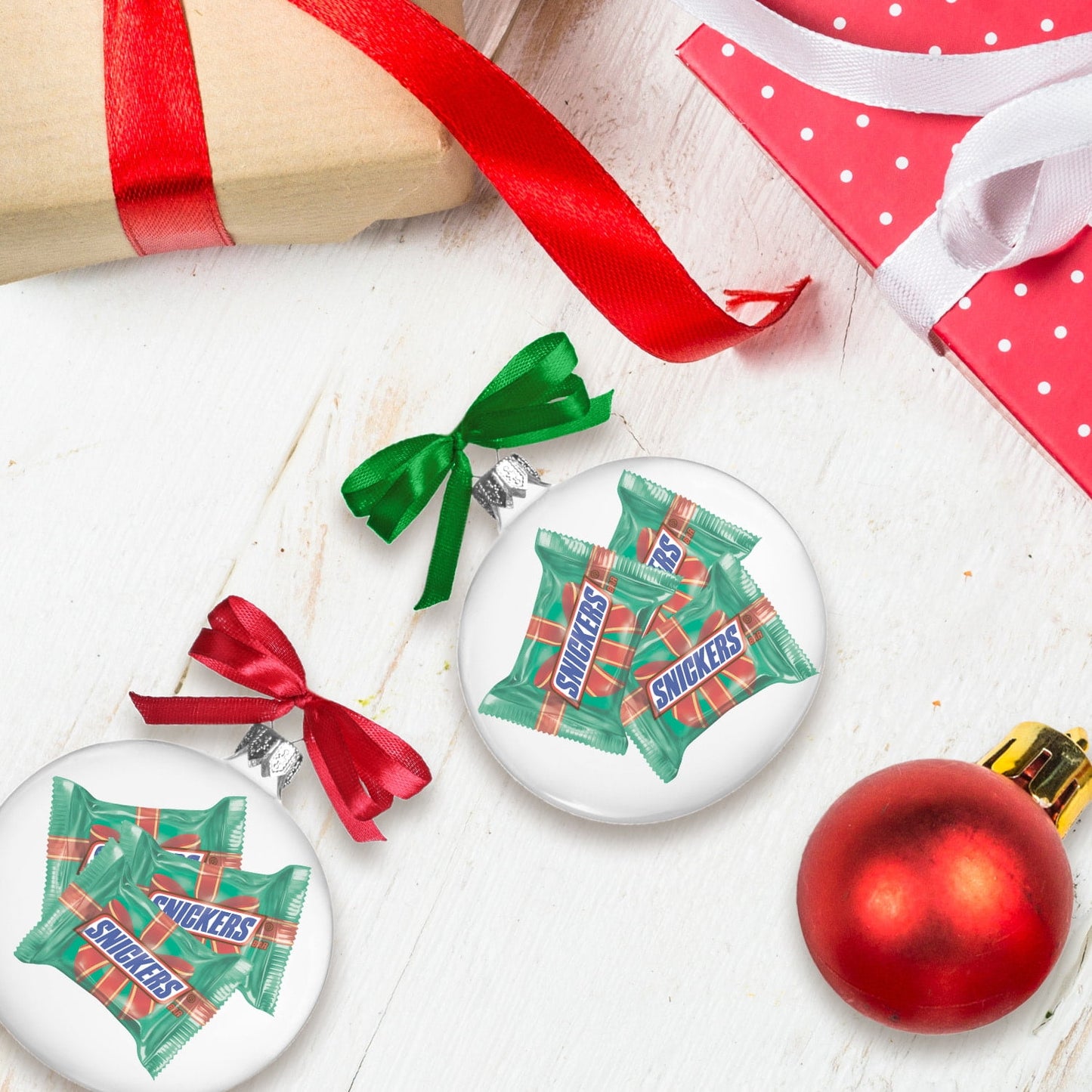 (2 pack) Snickers Minis Chocolate Christmas Candy Bars, Holiday Bag - 10.48 oz