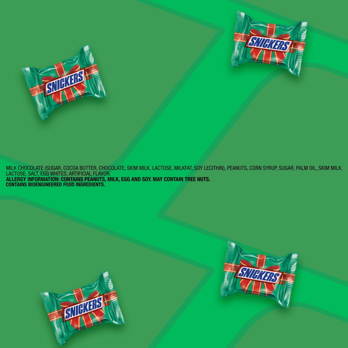 (2 pack) Snickers Minis Chocolate Christmas Candy Bars, Holiday Bag - 10.48 oz