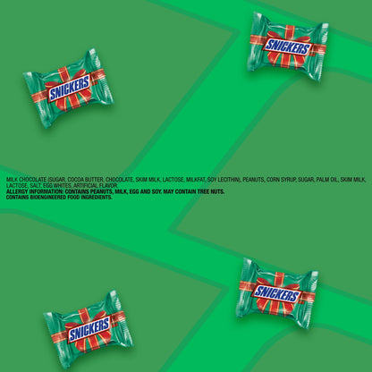 (2 pack) Snickers Minis Chocolate Christmas Candy Bars, Holiday Bag - 10.48 oz