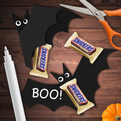 SNICKERS Almond Fun Size Halloween Chocolate Bars Individually Wrapped, 10.23 oz