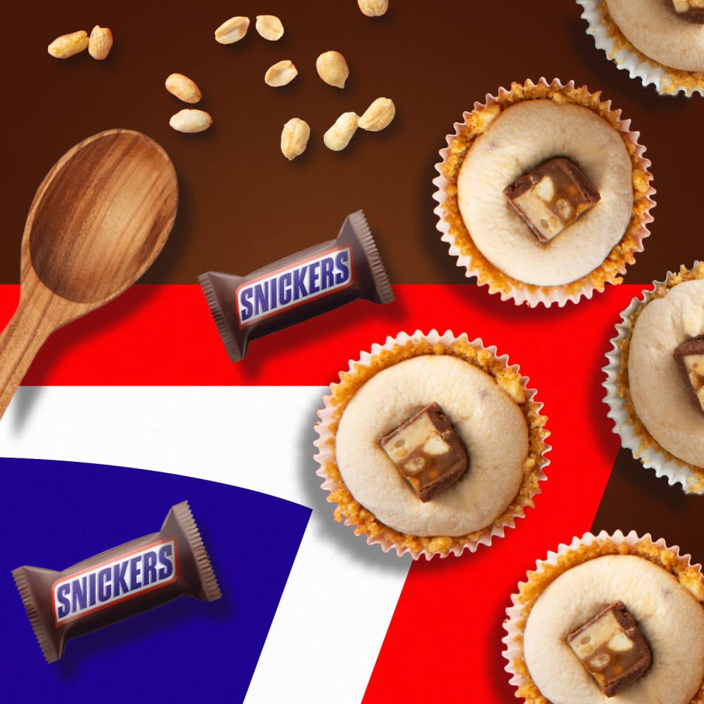 Original Peanut Butter Almond Mini Milk Chocolate Bars Assorted Pack, Party Pack, 18.71 oz Bulk Bag