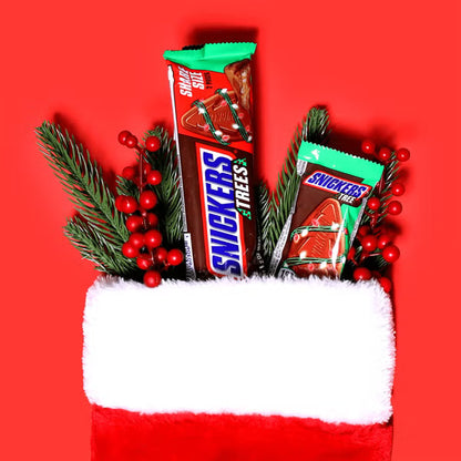 SNICKERS Trees Chocolate Christmas Candy Bars, 6 Ct