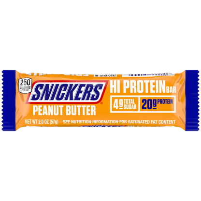 SNICKERS Hi Protein Peanut Butter Bar, 10.23 oz