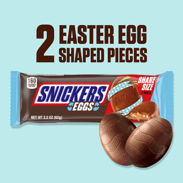 SNICKERS ORIGINAL SHARE SIZE EGG EASTER(Pack of 24)